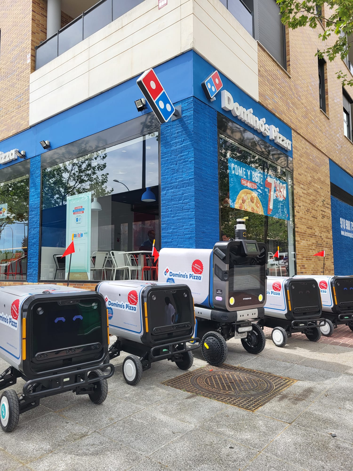Los empleados de Domino’s Pizza amenazados por la nueva tecnología