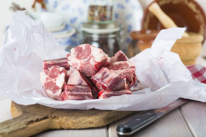 Ingredientes para el rabo de toro
