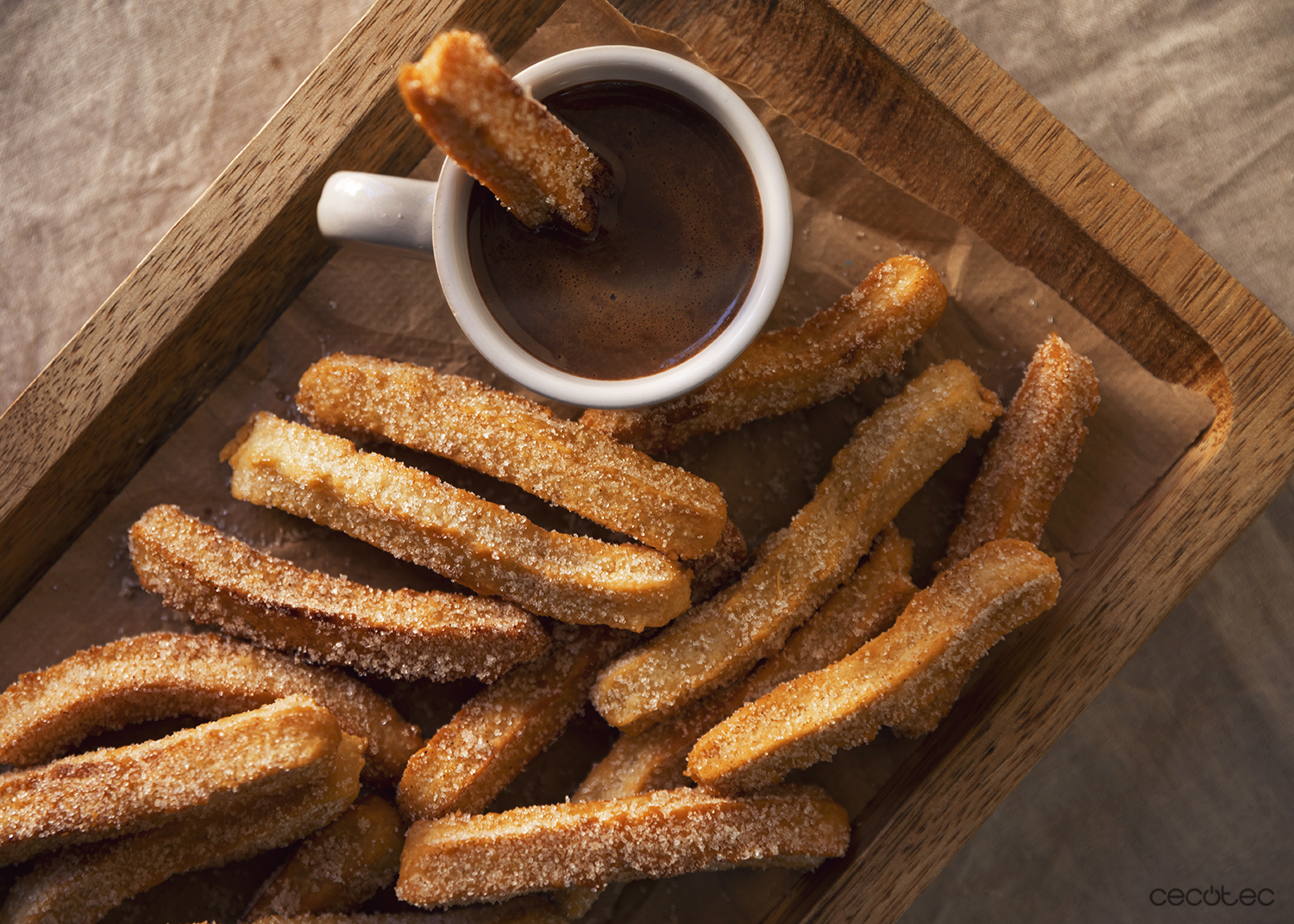 Receta de churros caseros. Fáciles y perfectos para acompañar con una taza de chocolate caliente