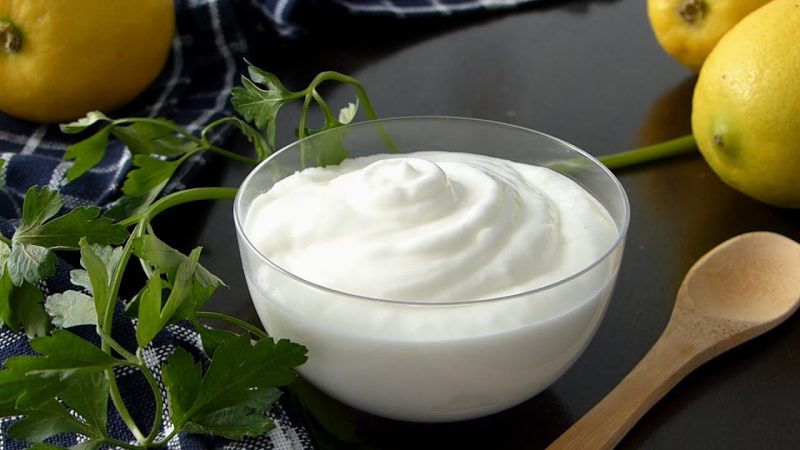 Mayonesa con leche