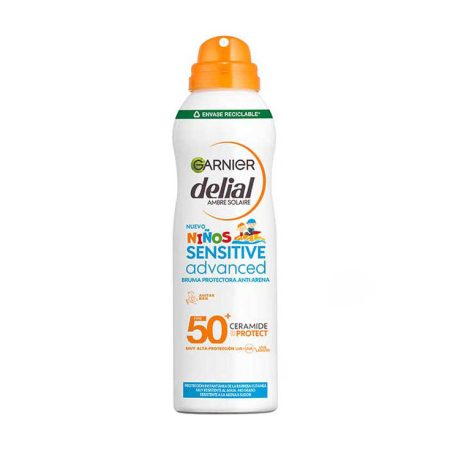 Garnier Delial Sensitive Advanced Bruma Protectora Anti Arena para niños SFP50+