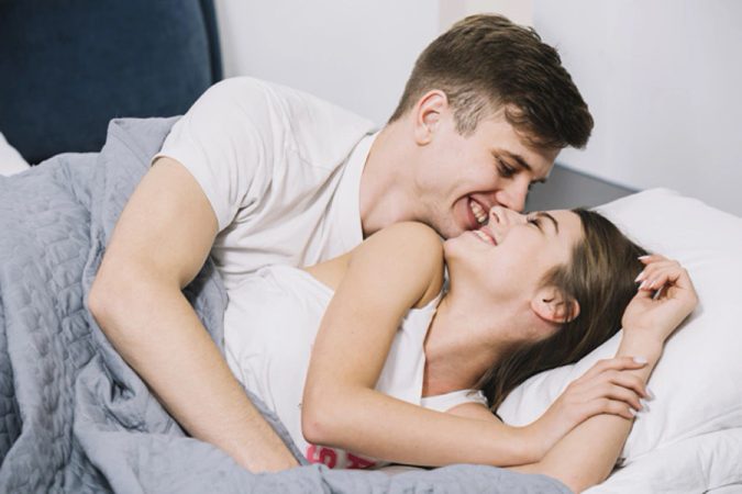 Pareja feliz en sus relaciones