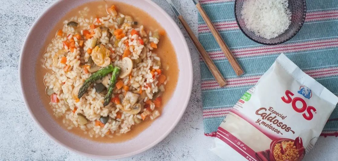 La receta de arroz caldoso con verduras que harás más que la paella