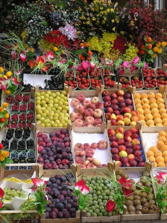 Fruta a granel para evitar el plástico