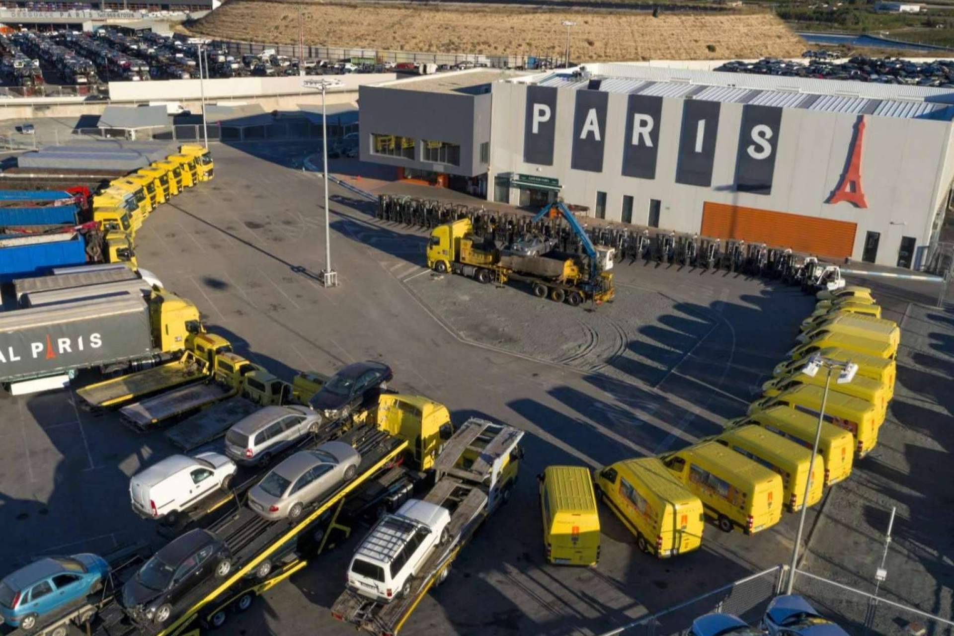 Desguace París hace sus envíos a toda España y resto de países de la Unión Europea desde sus instalaciones en Murcia