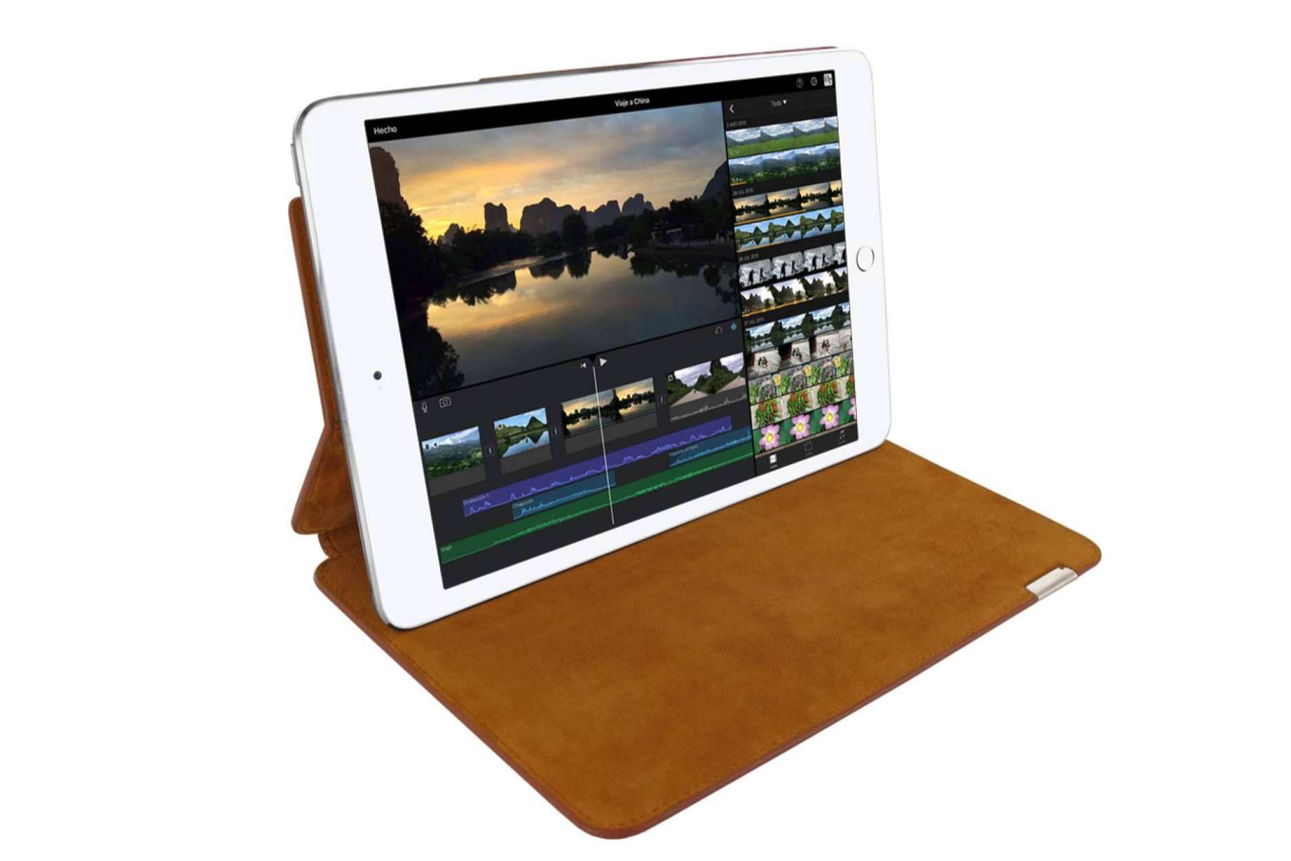 Piel Frama y el ajuste ultrafino y funcional en funda de piel para iPad a través del modelo FramaSlim
