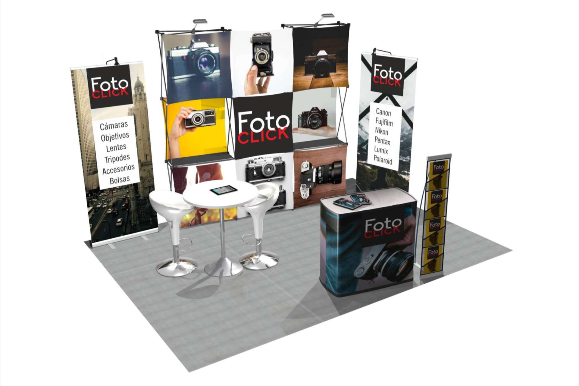 Ventajas de contar con los stands portátiles de Olika