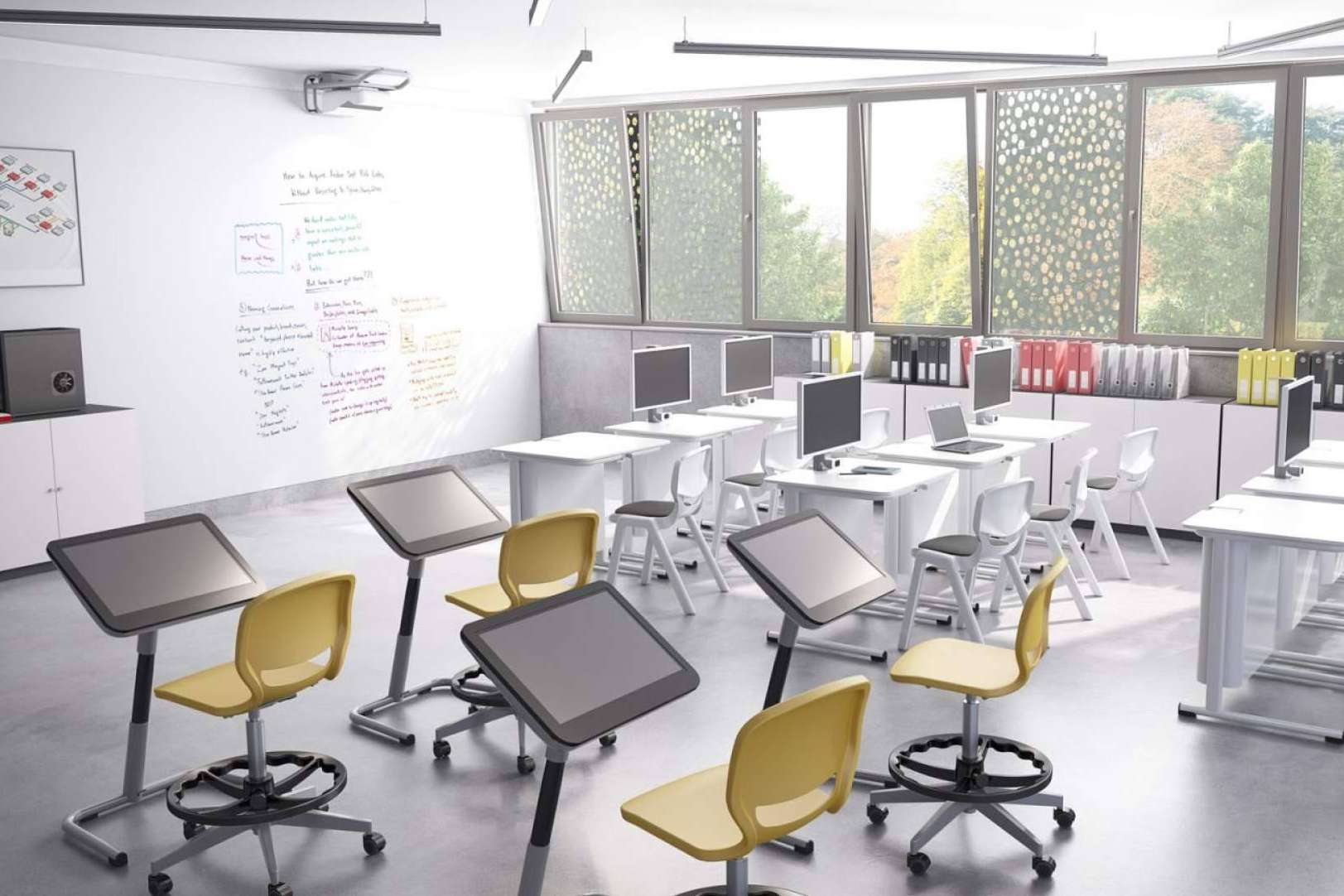 Un amplio catálogo de mobiliario escolar disponible en OfficeDeco
