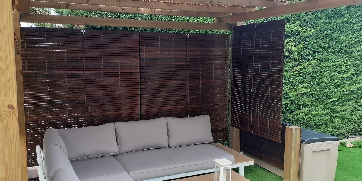 Persianas de madera de comprogar
