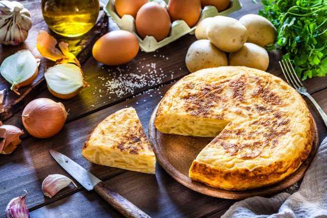 La práctica tortilla preelaborada