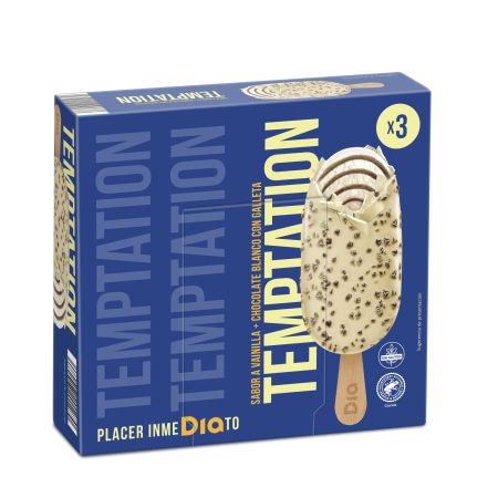 Mochis, opciones veganas y sabores únicos: estos son los nuevos helados de Dia, el "Placer InmeDiato" del verano 4 Merca2.es 246231 HELADO TEMPTATION VAINILLA CHOCO BLANCO ISO ES Merca2.es