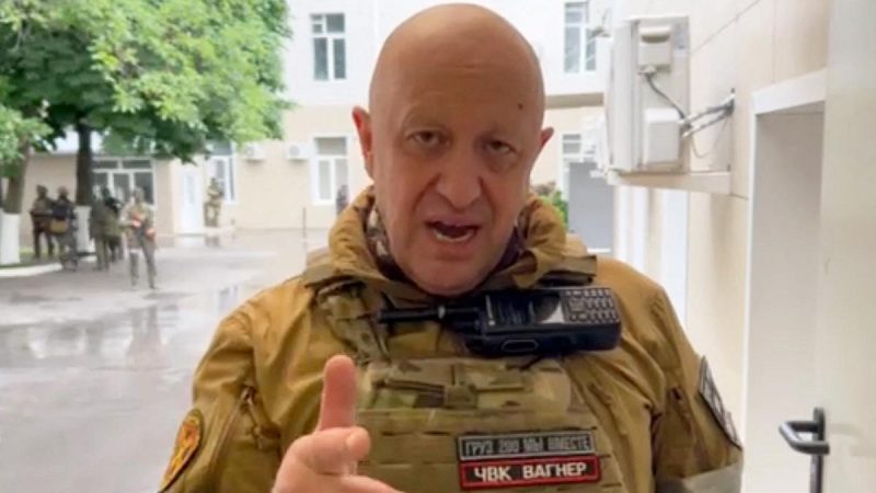 Alocución de  Yevgueni Prigozhin durante la rebelión del Grupo Wagner