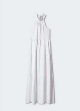 Vestido camisero detalles calados