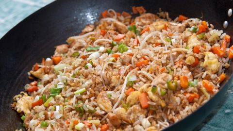 La particularidad de este arroz frito