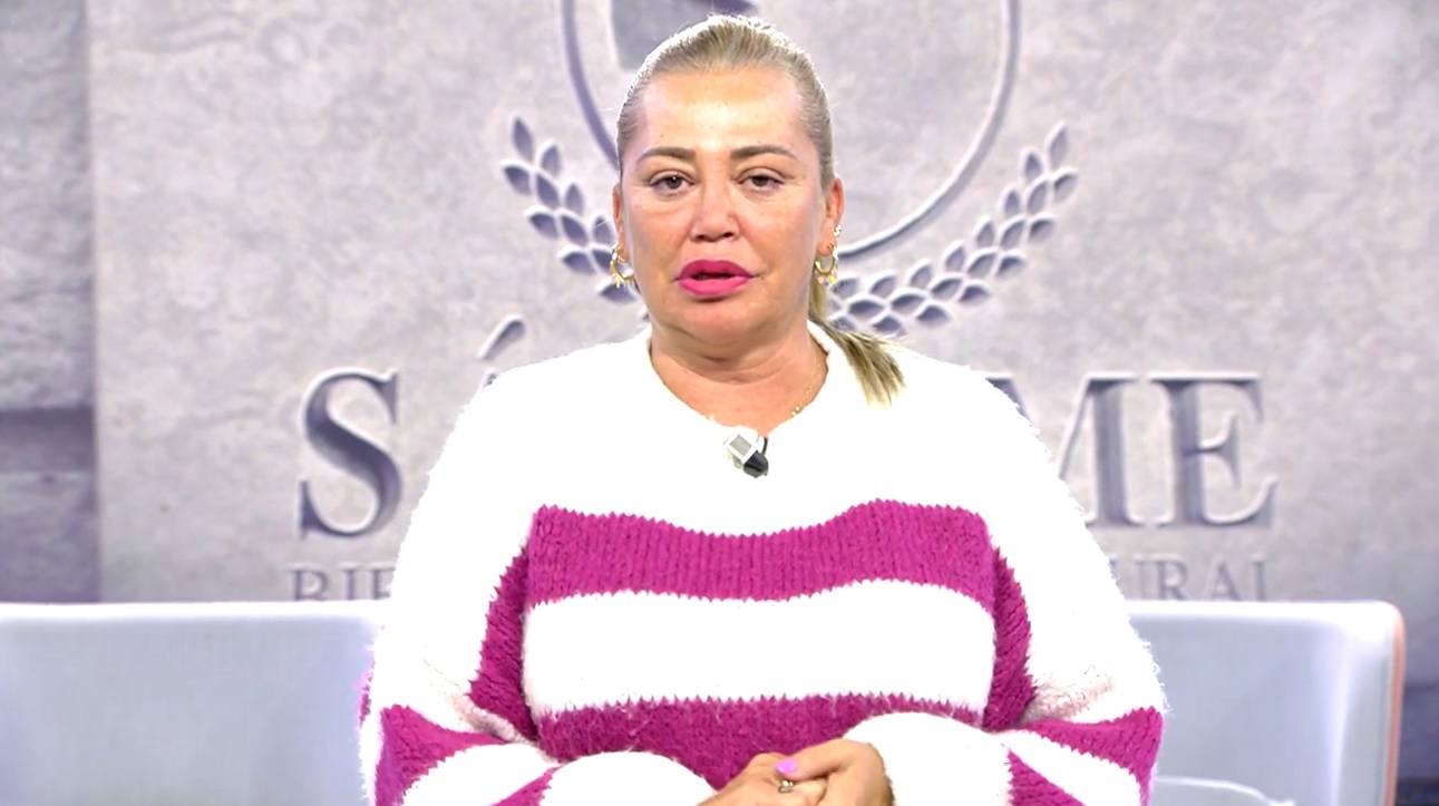 Belén Esteban pide emocionada a Jorge Javier que vaya a la despedida de ‘Sálvame’