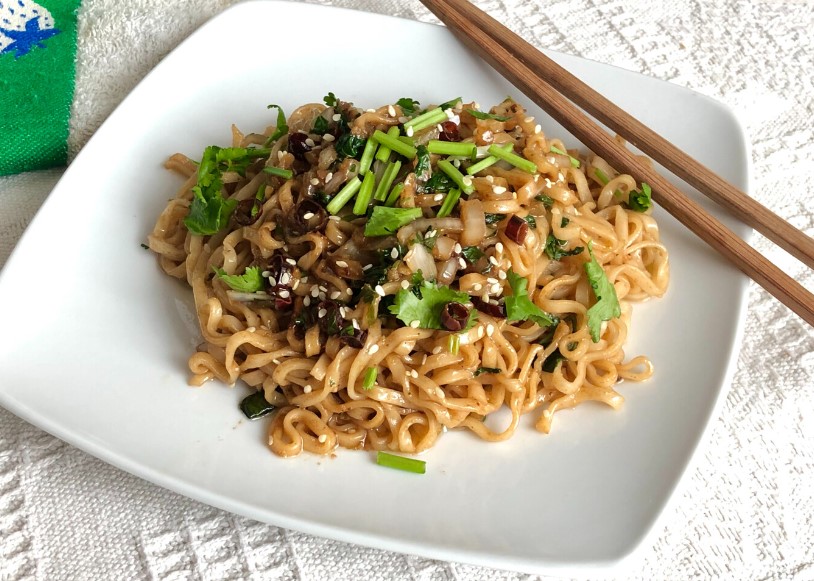Chili noodles, listo en diez minutos