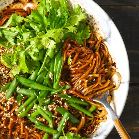 Ingredientes de los chili noodles para 2 personas