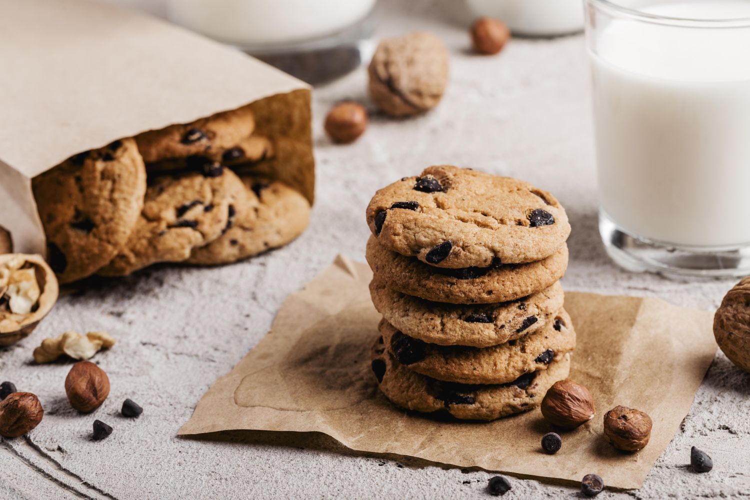 Cookies veganas con chips de chocolate, facilísimas y muy sanas
