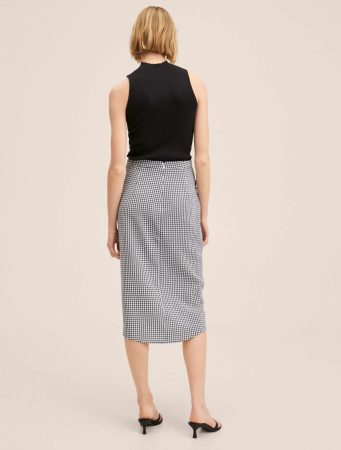 Falda vichy Mango Outlet 3 Merca2.es