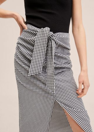 Falda vichy Mango Outlet 4 Merca2.es