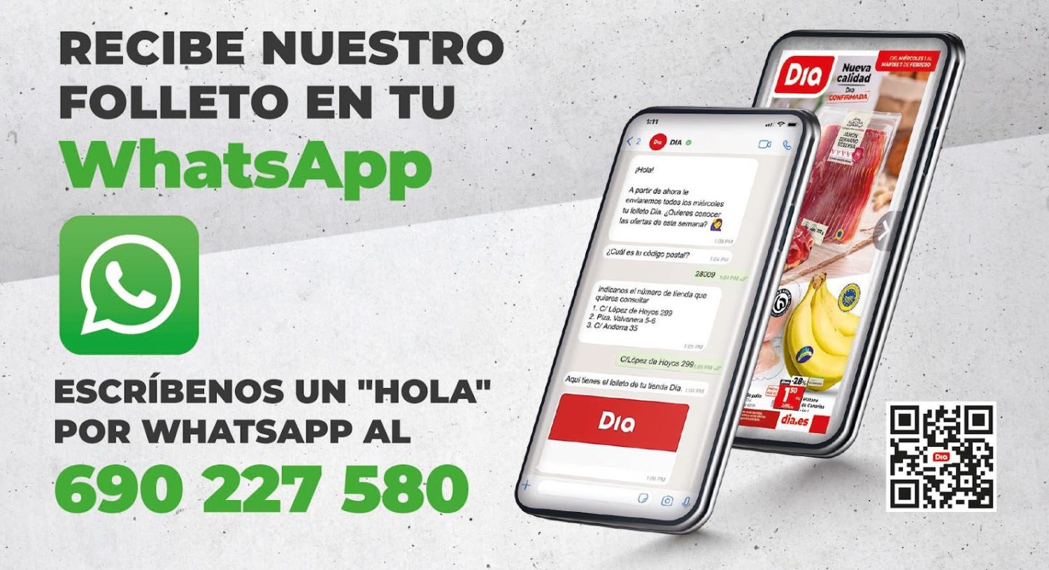Dia sigue apostando por la digitalización con el lanzamiento de su folleto por WhatsApp