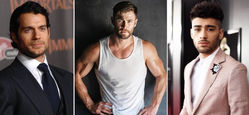 Henry Cavill, Chris Hemsworth y Zayn Malink