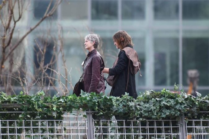 Imagen del rodaje de 'Daryl Dixon'