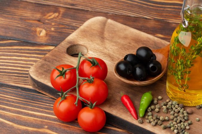 Ingredientes para tartar de tomate