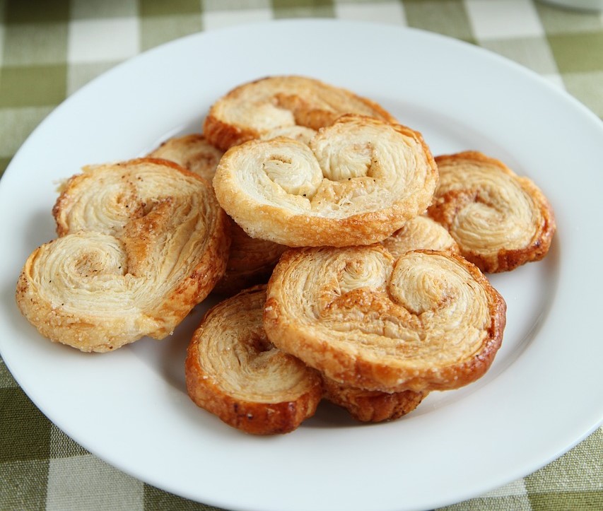 Triunfa en casa con estas palmeritas de hojaldre, muy fáciles de preparar