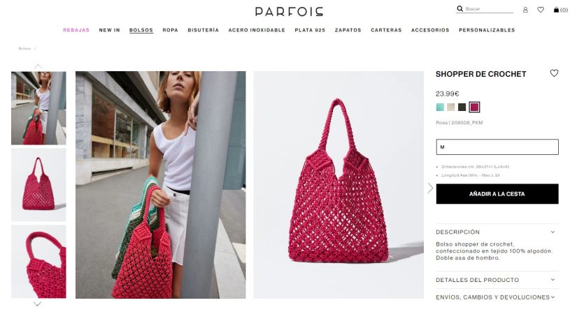 El diseño shopper de Parfois
