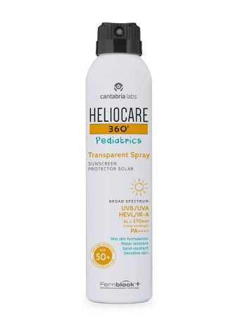 La piel de los más pequeños, a salvo con la mejor fotoprotección pediátrica 6 Merca2.es Pediatrics Transparent Spray SPF 50 de Heliocare Merca2.es