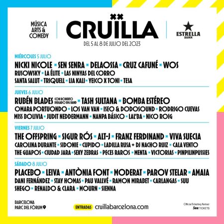 El Festival de Cruïlla será el primero en España que utilizará solo energías renovables 1 Merca2.es Post CartellDies 1200x1200 ES 1024x1024 1 Merca2.es