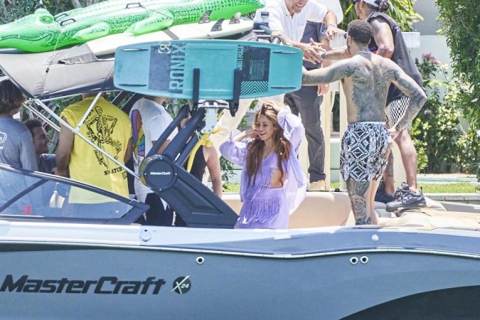 Shakira y Hamilton en Miami Merca2.es