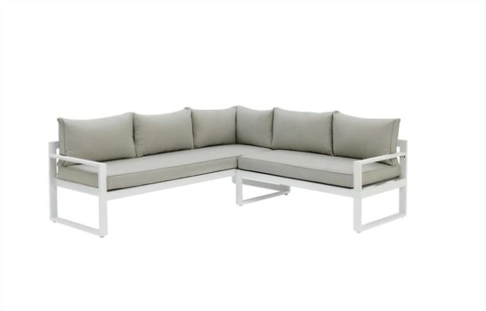Sofa rinconera de jardin de aluminio Seattle El Corte Ingles Merca2.es