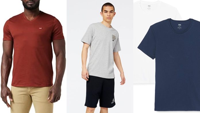 Amazon camisetas Levi's Kack & Jones más oferta