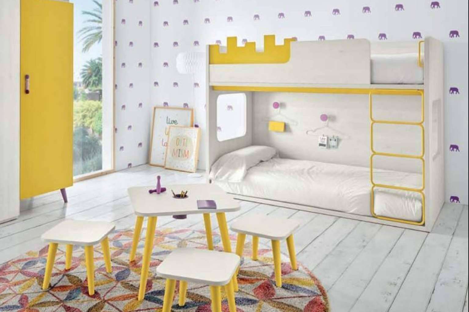 Verde Limón Muebles dispone de una amplia variedad de diseños para un dormitorio infantil