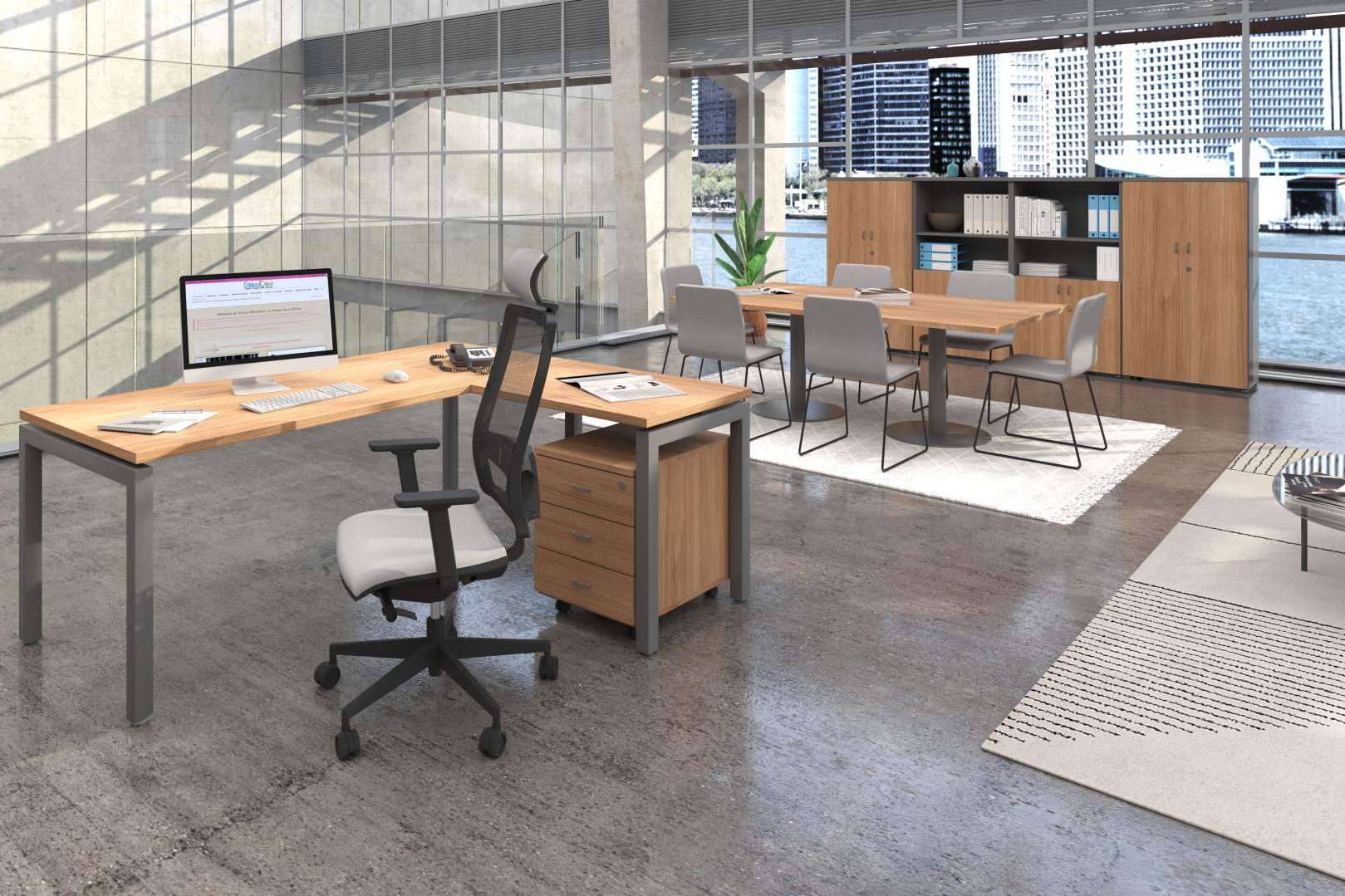 Tipos de mobiliario oficina que ofrece Office Deco