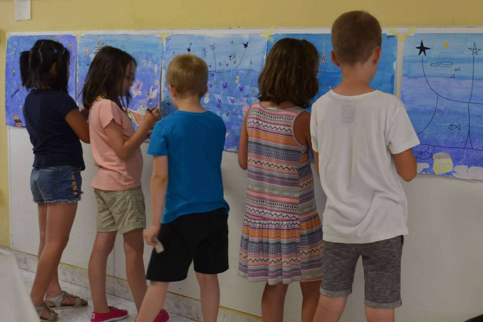 El concurso infantil en el Taller de Dibujo y Pintura Aceña