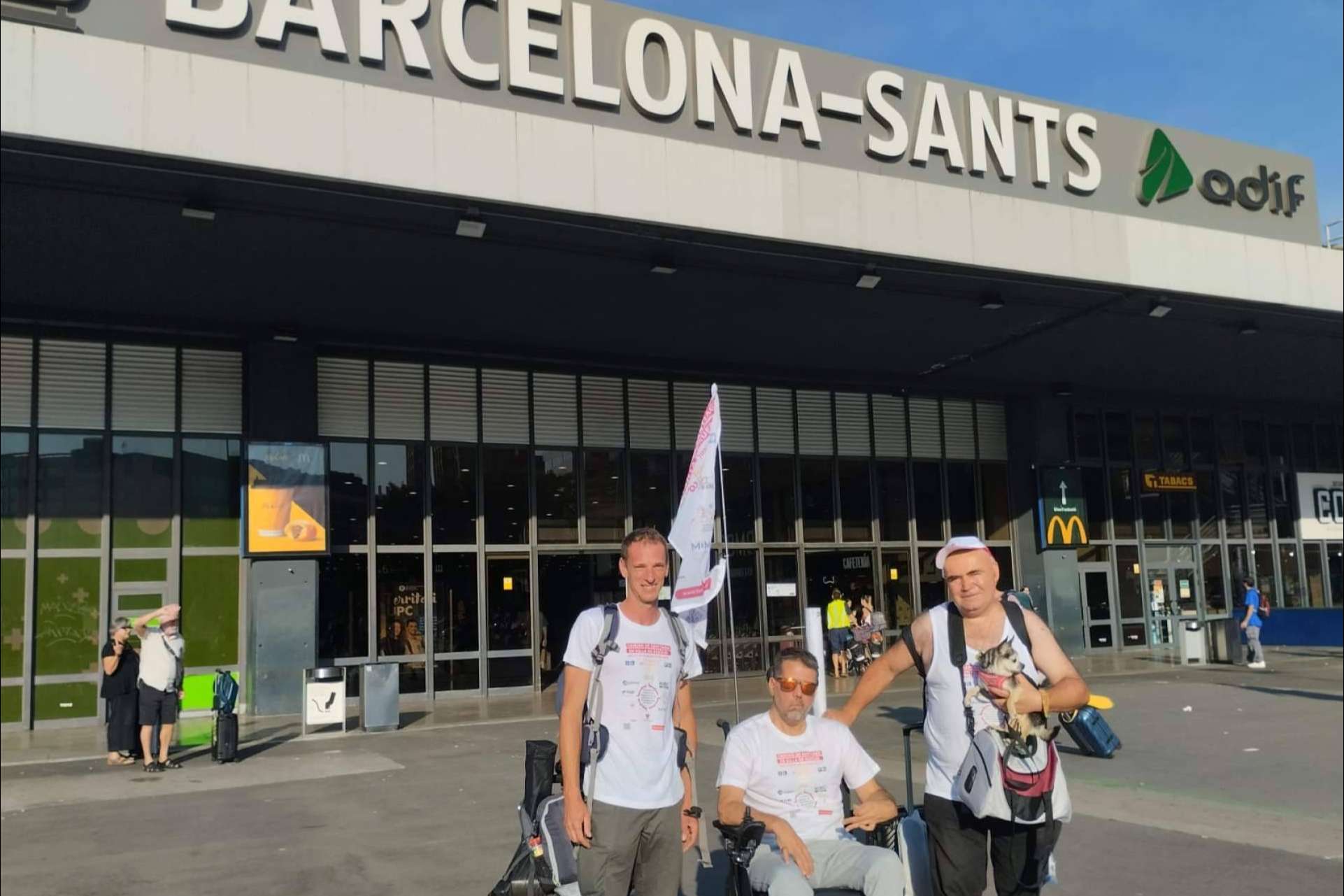 La Fundación Disgrup empieza el Camino de Santiago para poner en valor los derechos de las personas con discapacidad en España