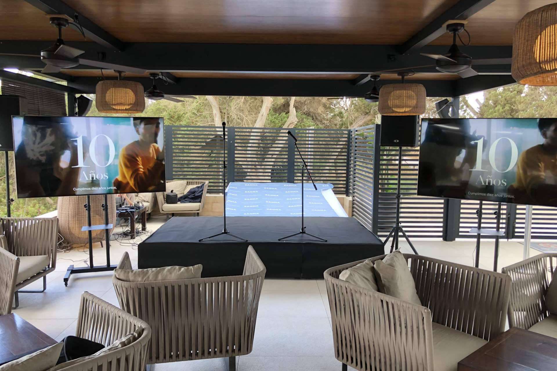 AlquilarSonido, una compañía profesional de audiovisual que ofrece servicios en Barcelona e Ibiza
