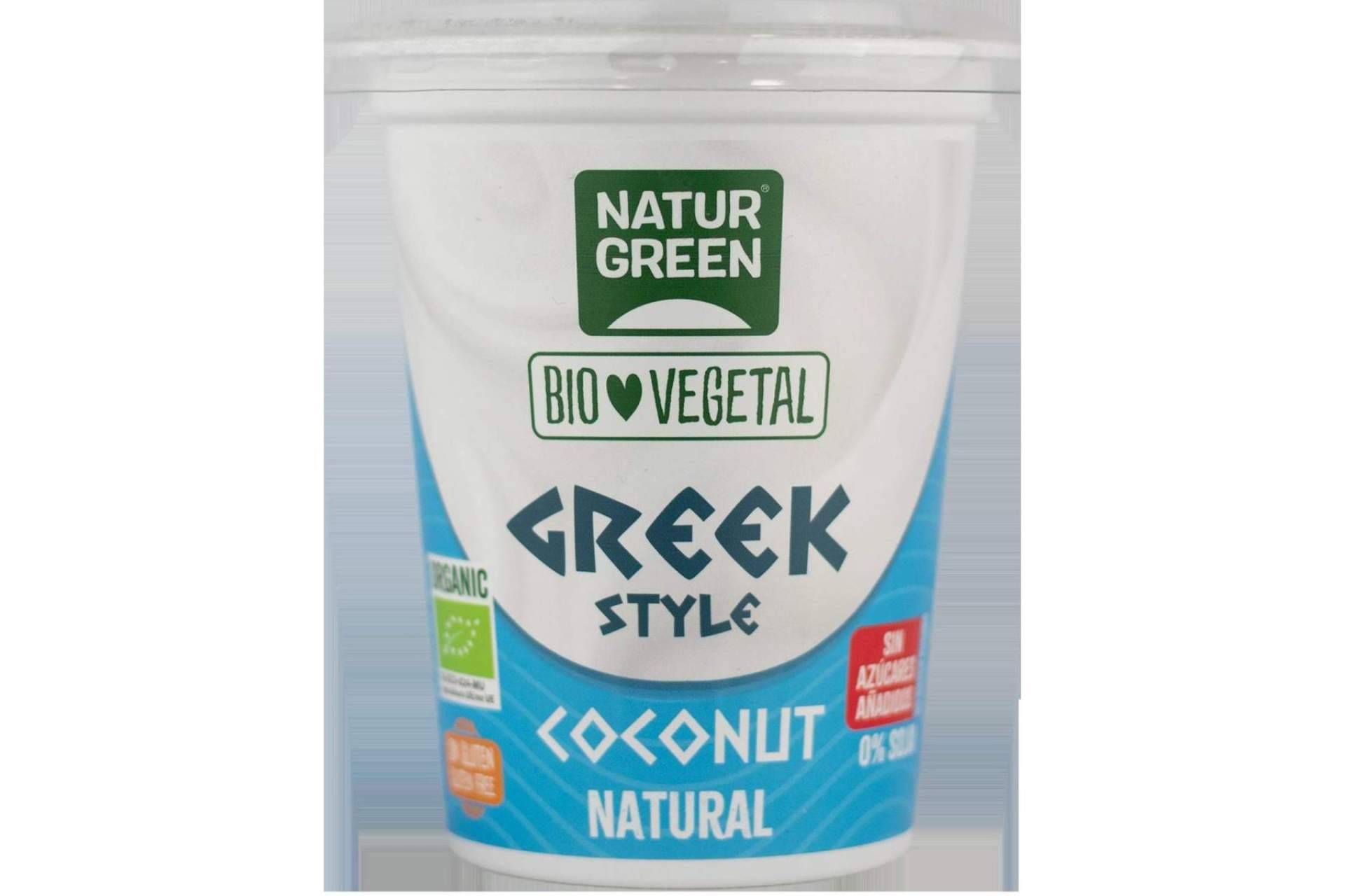 Biogurt vegetal ecológico estilo griego, lanzado por NaturGreen