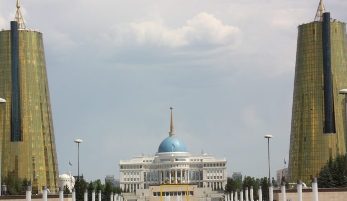El palacio presidencial de Astaná (Kaazajistán)