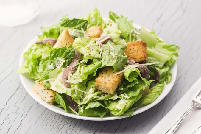 Ensalada César.