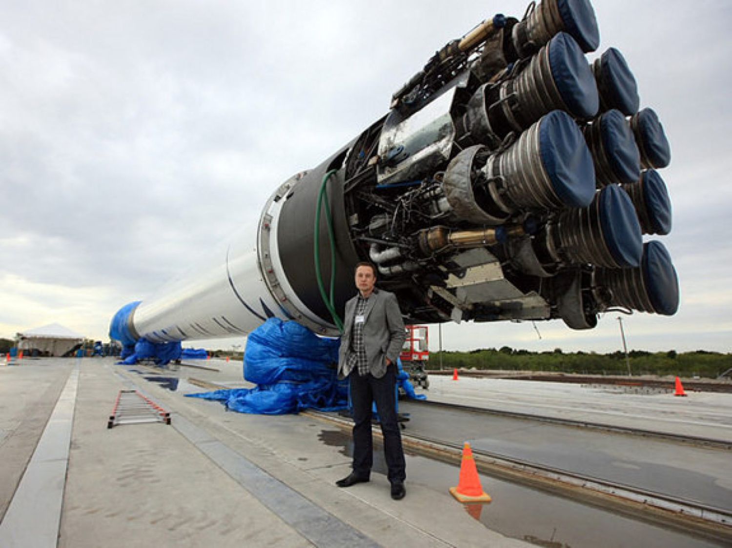 El mayor cohete reutilizable: Los Falcon