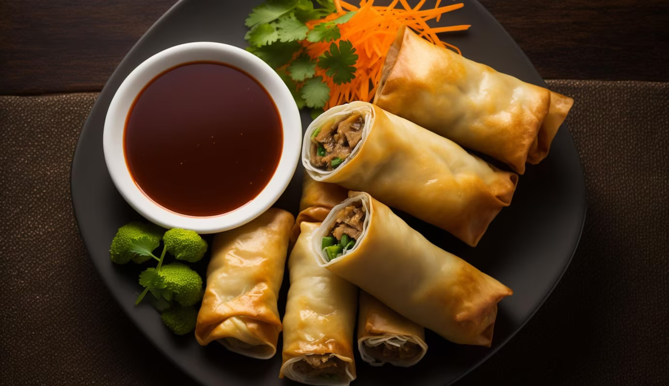 Receta casera de rollitos de primavera, iguales que en el restaurante chino de tu barrio