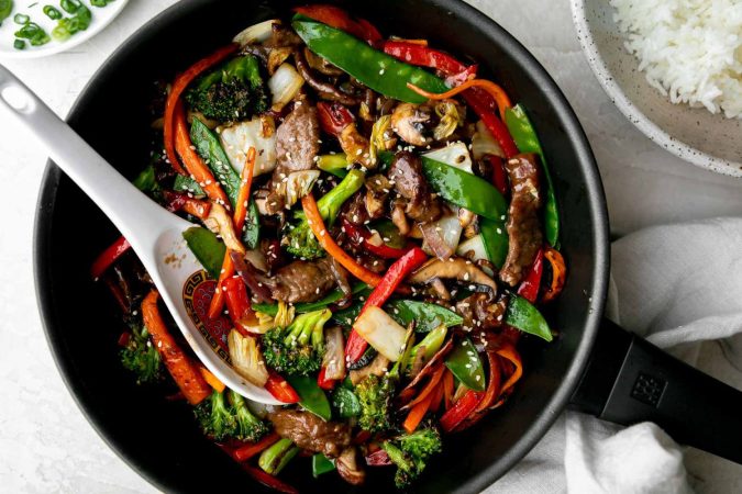 Verduras y carne