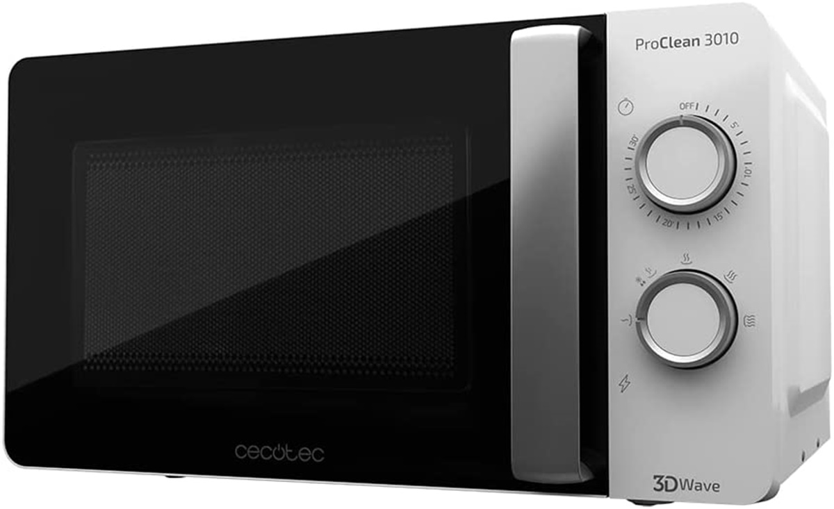 ¡No nos lo creemos! El microondas de Cecotec con un 40% de descuento sólo en Amazon