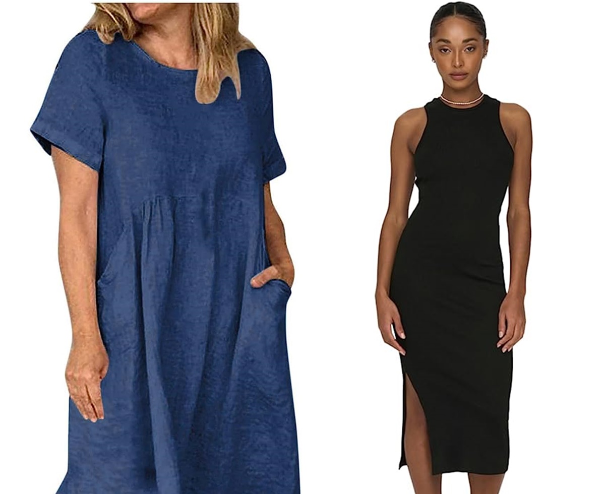 Vestidos básicos para fondo de armario y que sientan como un guante por menos de 30€ en Amazon