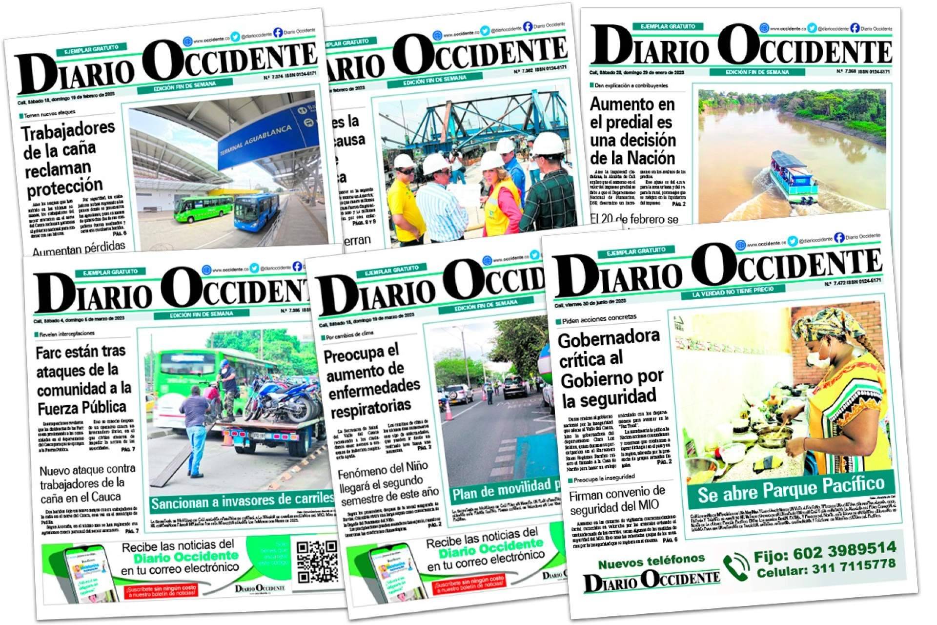 Diario Occidente, de Cali para Colombia