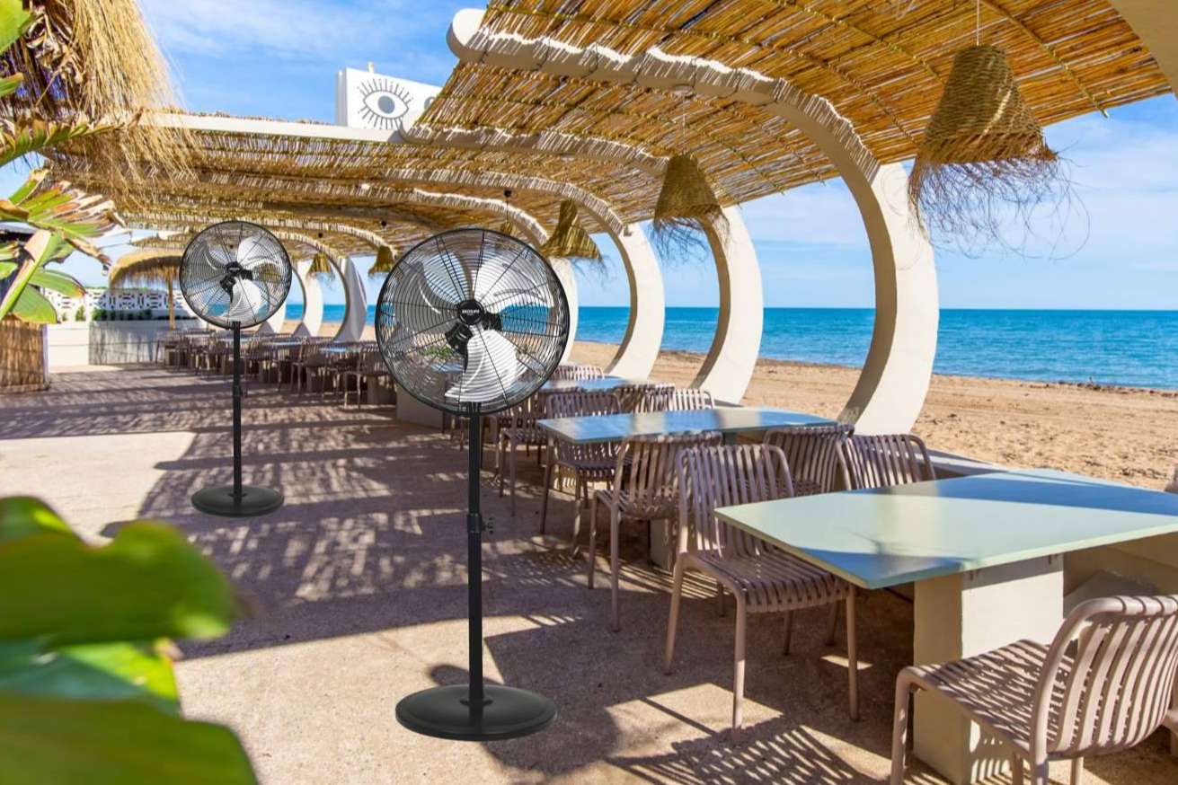 Refrescarse ante el calor del verano gracias a los ventiladores industriales de bajo consumo de Bastilipo